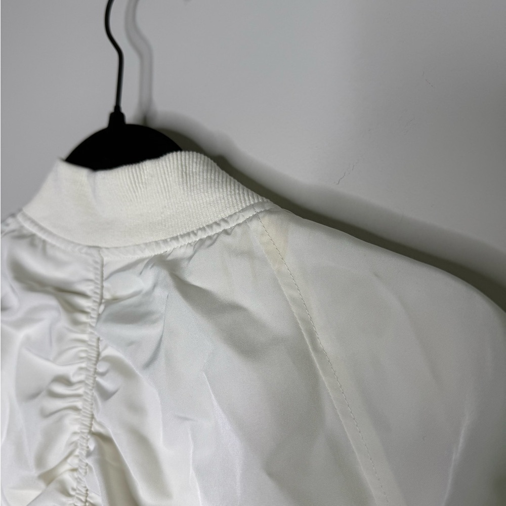 Cider STAND COLLAR SOLID RUFFLE VEST - Picture 9 of 12